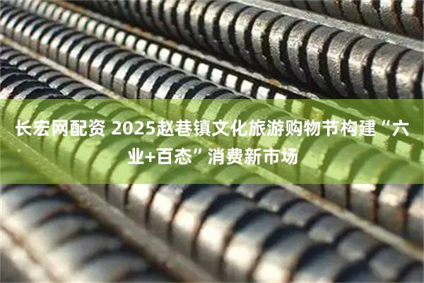 长宏网配资 2025赵巷镇文化旅游购物节构建“六业+百态”消费新市场